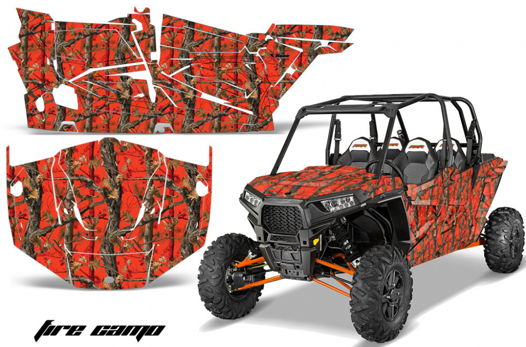 Firecamo für Polaris RZR 1000 Turbo 4 Türer 13-18