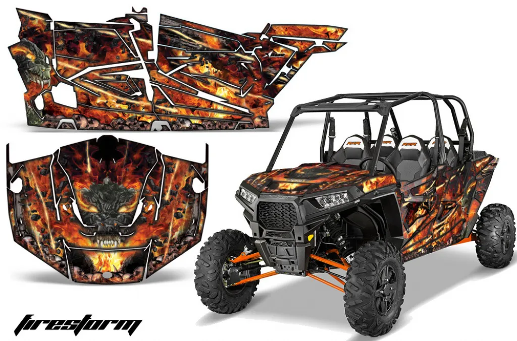 Firestorm Schwarz für Polaris RZR 1000 XP 4 Türer 13-18