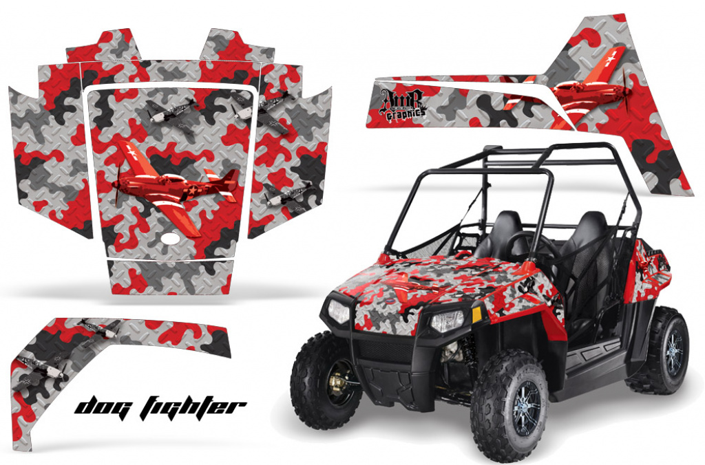 Dog Fighter Rot für Polaris RZR 170