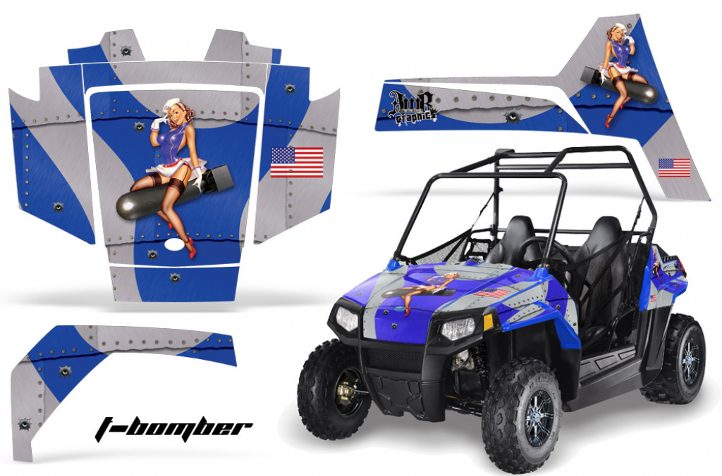 T-Bomber Blau für Polaris RZR 170