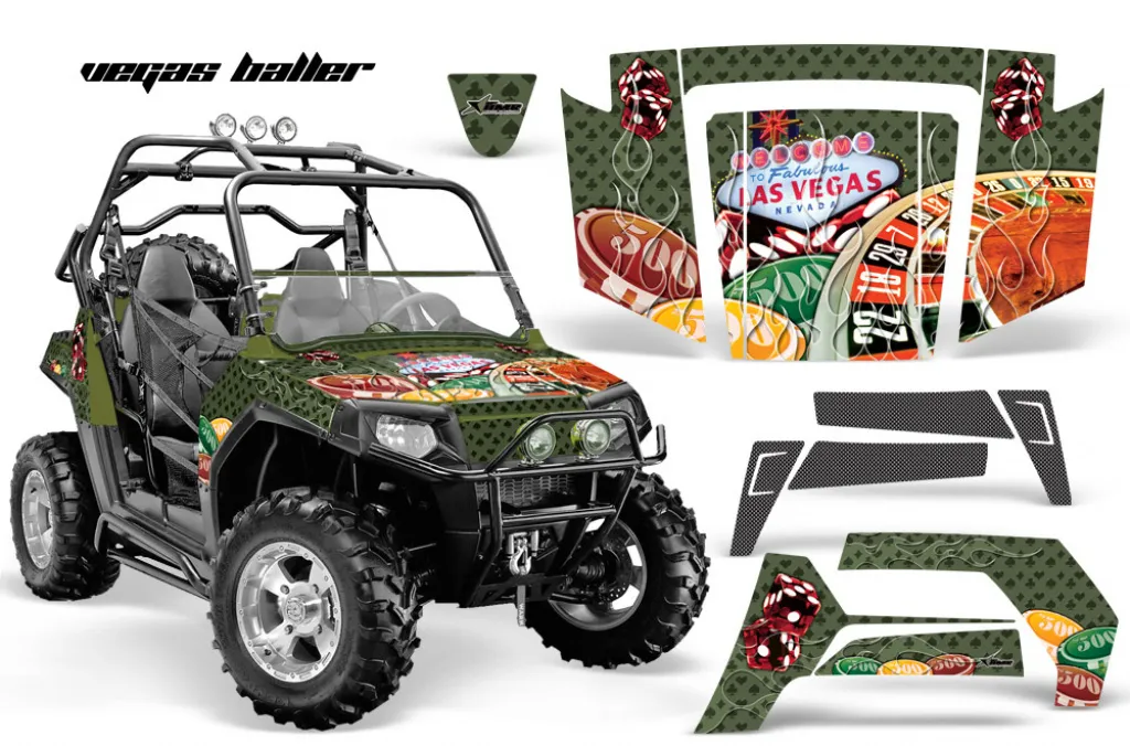 Vegas Baller Green for Polaris RZR 800/s 06-10