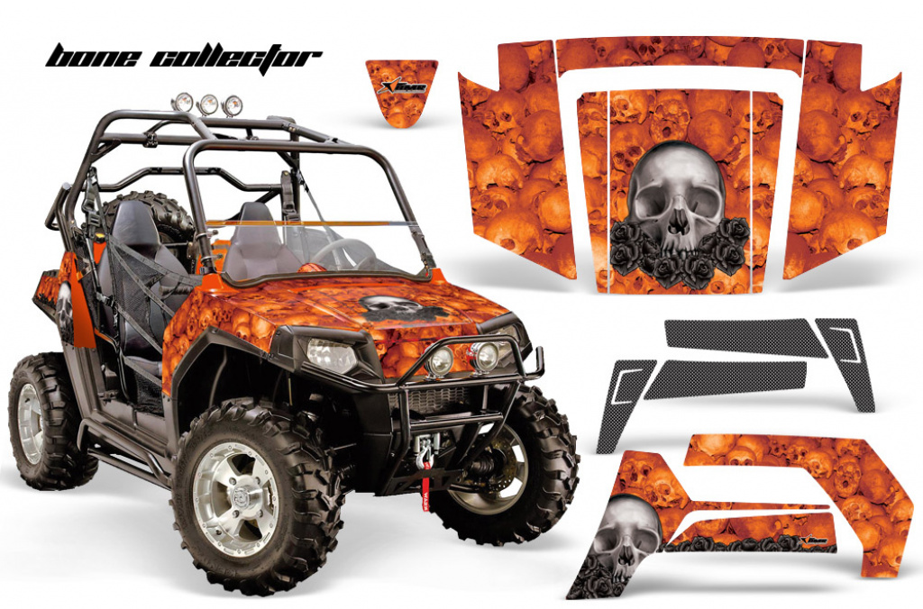 Bone Collector Orange für Polaris RZR 800/s 06-10