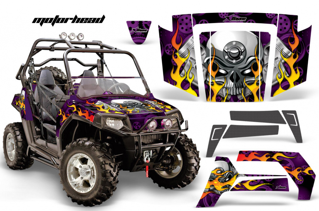 Motorhead Lila für Polaris RZR 800/s 06-10