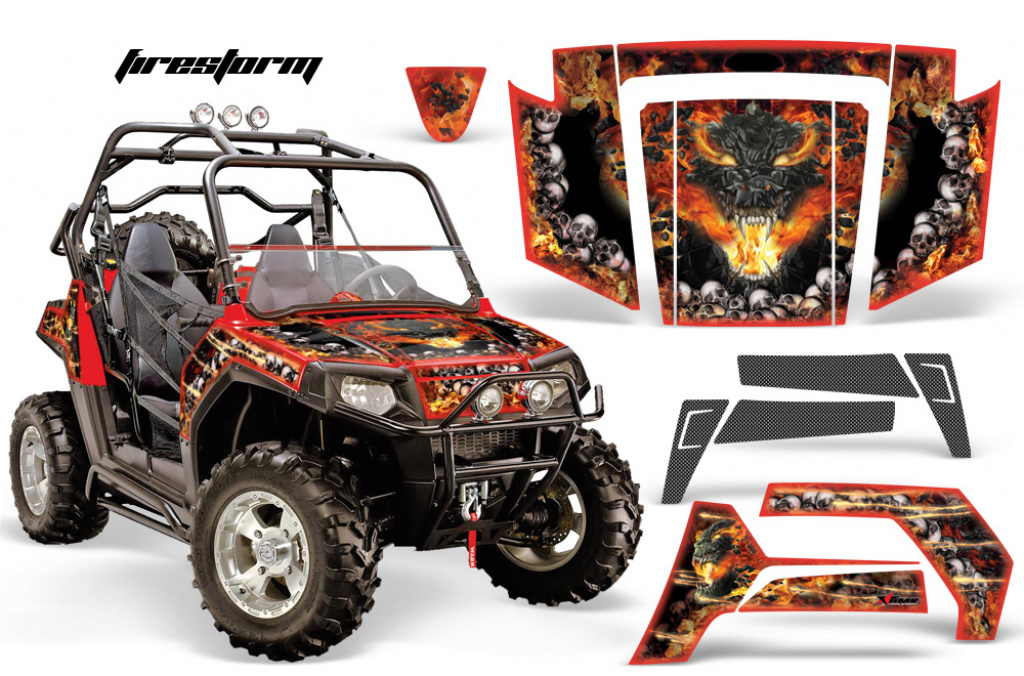 Firestorm Rot für Polaris RZR 800/s 06-10