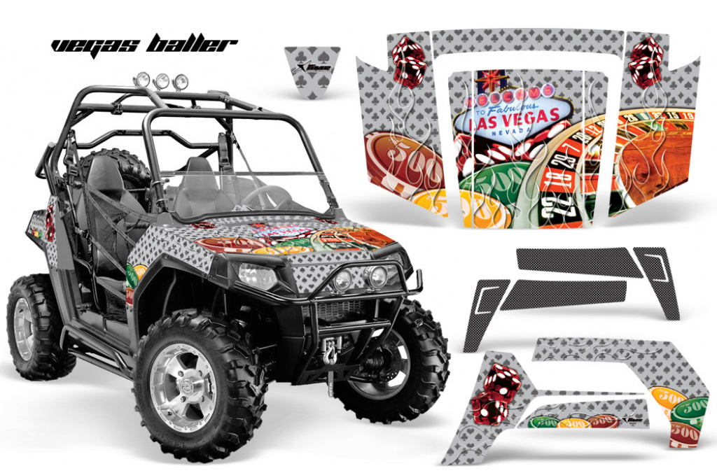 Vegas Baller Silber für Polaris RZR 800/s 06-10