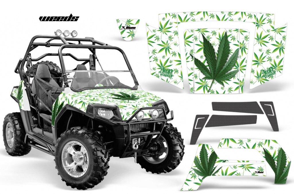 Weed Weiß für Polaris RZR 800/s 06-10
