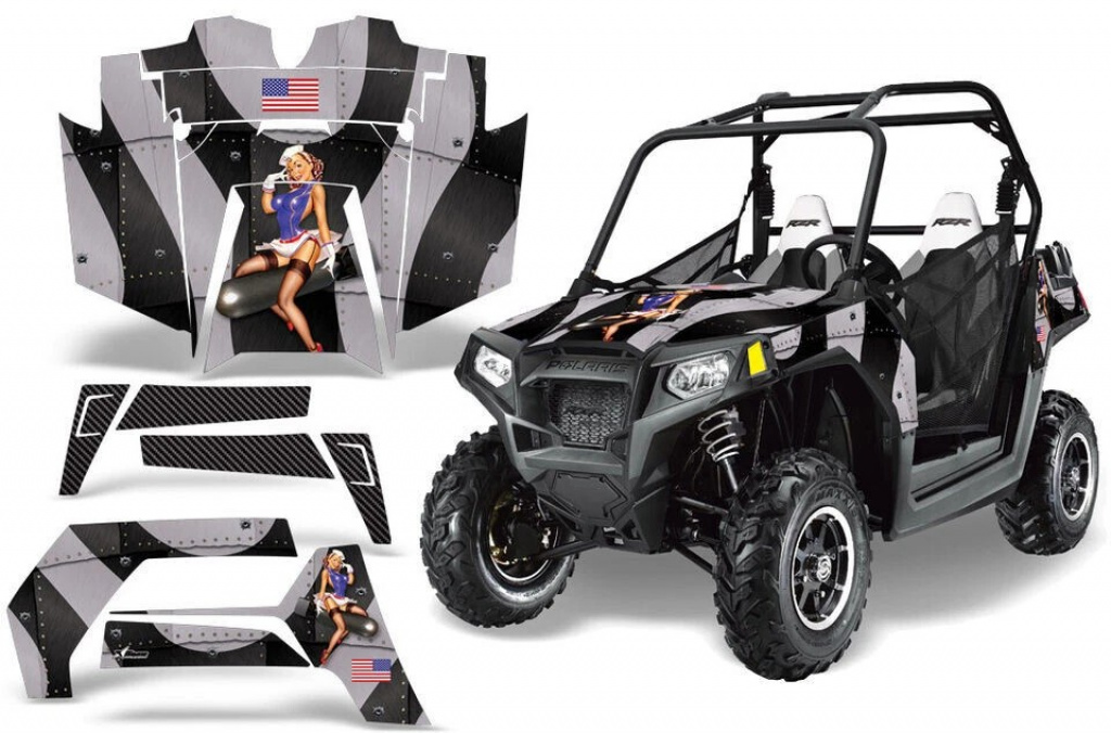 T-Bomber Schwarz für Polaris RZR 800/s 11-14