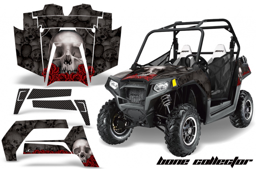 Bone Collector Schwarz für Polaris RZR 800/s 11-14