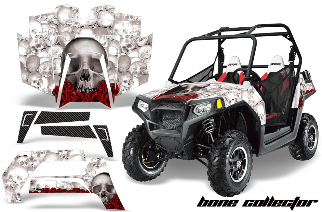 Bone Collector Weiß für Polaris RZR 800/s 11-14