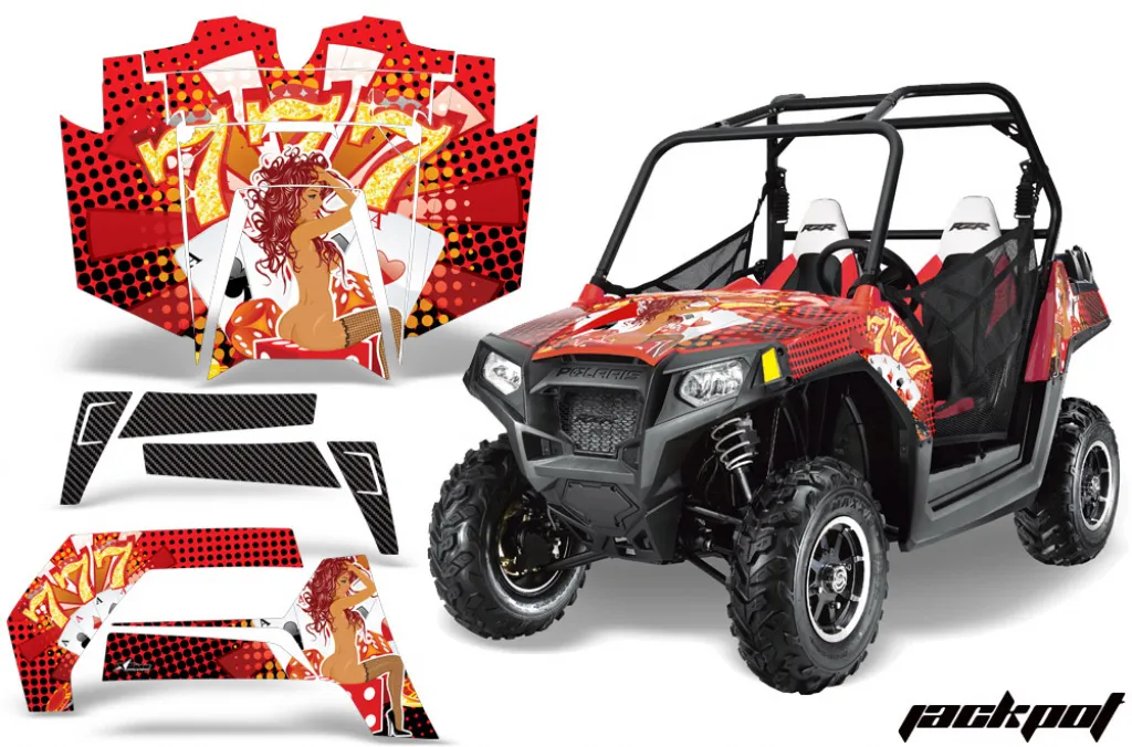 Jackpot Rot für Polaris RZR 800/s 11-14