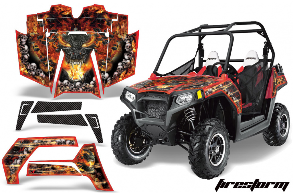 Firestorm Rot für Polaris RZR 800/s 11-14