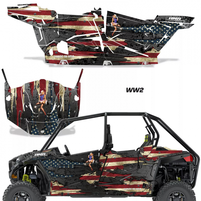 World War 2 für Polaris RZR 900S/1000S 4 Türer 15-20