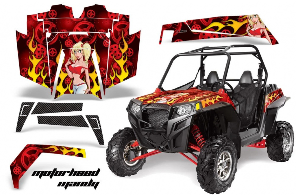 Motorhead-Mandy Rot für Polaris RZR 900XP 11-14