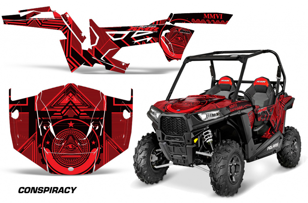 Conspiracy Rot für Polaris RZR 900 Trail 15-20
