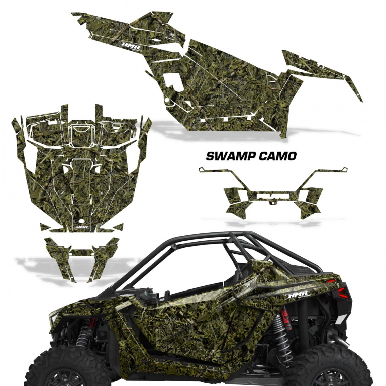 Swamp Camo für Polaris RZR Pro XP 2 Türer 20-24