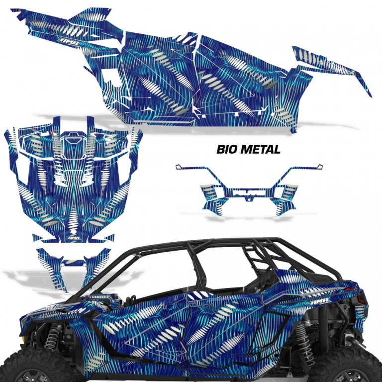Bio Metal Blau für Polaris RZR Pro XP 4 Türer 20-24