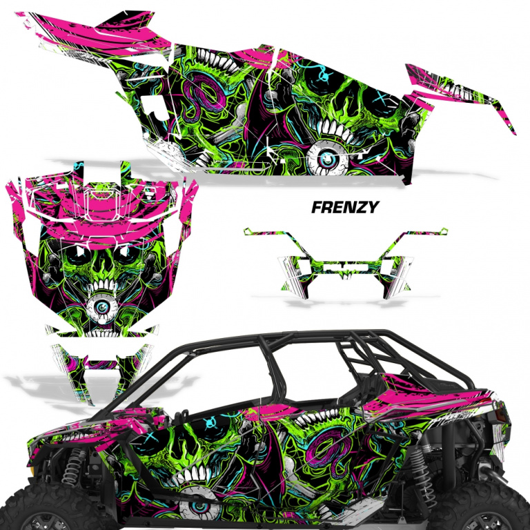 Frenzy Grün für Polaris RZR Pro XP 4 Türer 20-24