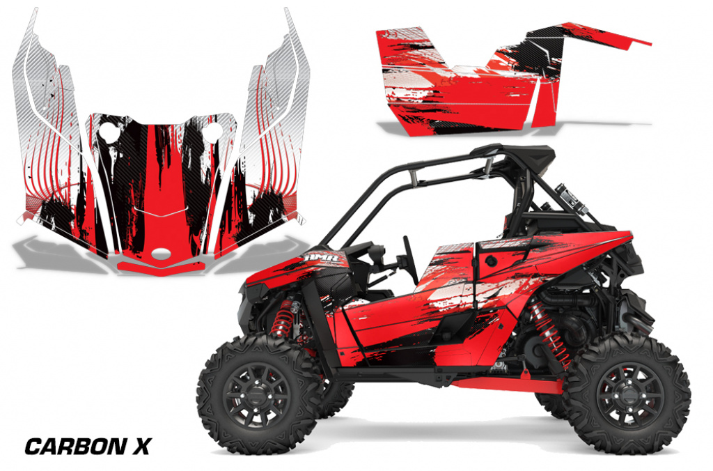 Carbon-X Rot für Polaris RZR RS1