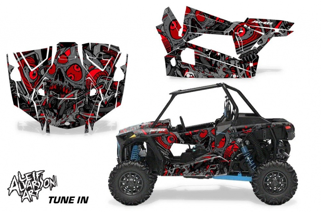Tune In Rot für Polaris RZR Turbo 1000 2 Türer 19-23