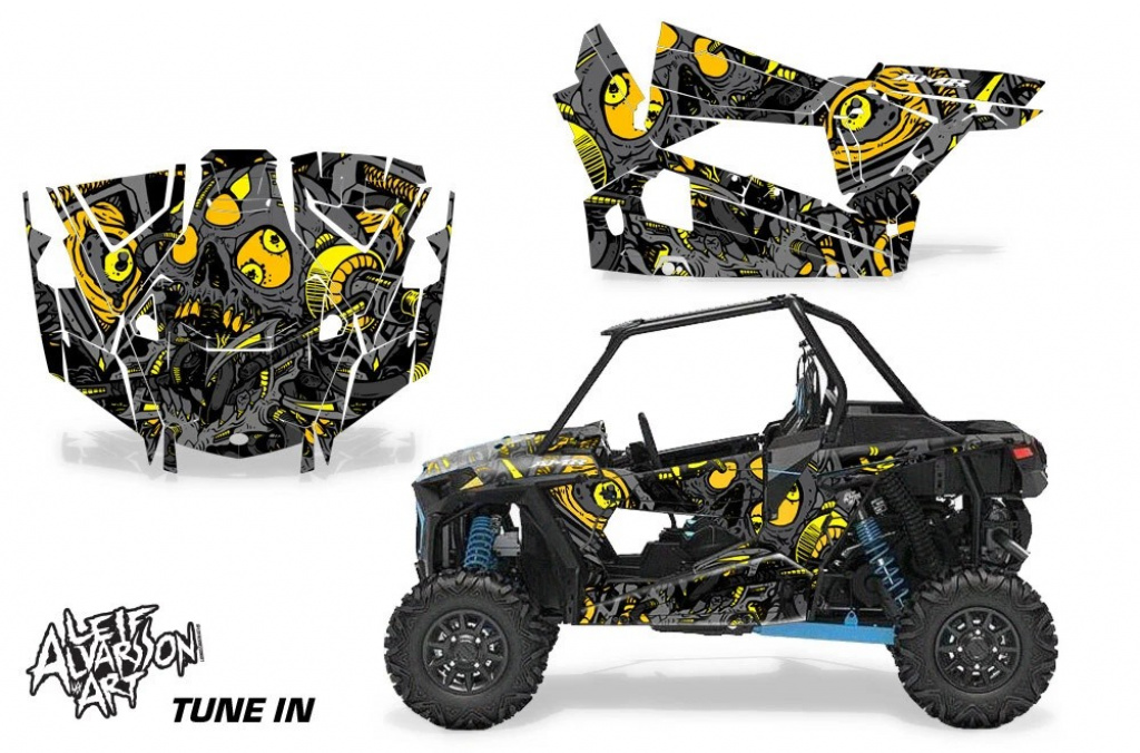 Tune In Gelb für Polaris RZR Turbo 1000 2 Türer 19-23