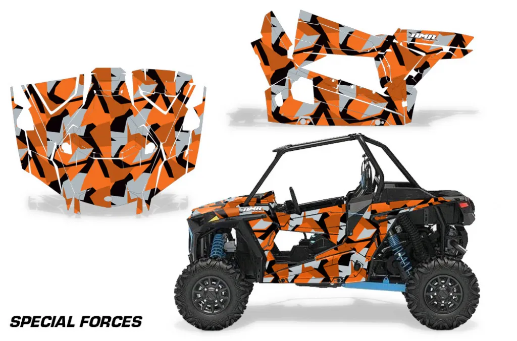 Special Forces Orange für Polaris RZR Turbo 1000 2 Türer 19-23
