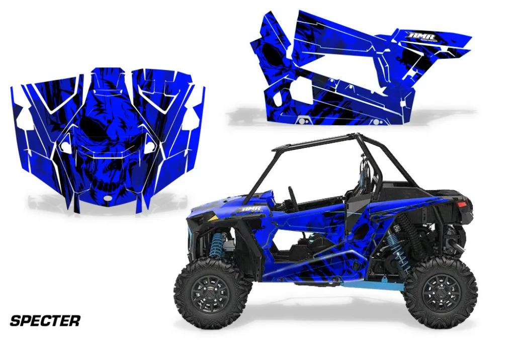 Specter Blau für Polaris RZR Turbo 1000 2 Türer 19-23
