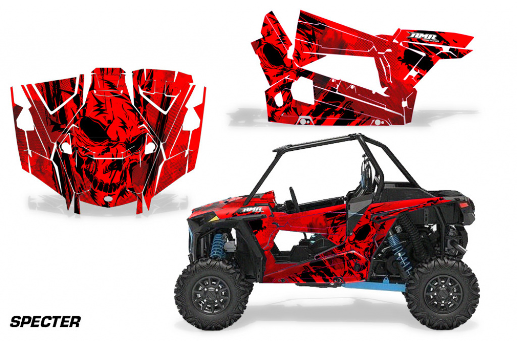 Specter Rot für Polaris RZR Turbo 1000 2 Türer 19-23