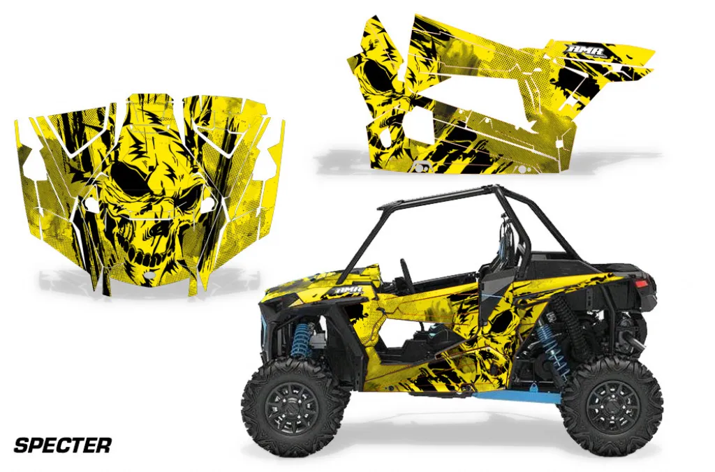 Specter Gelb für Polaris RZR Turbo 1000 2 Türer 19-23