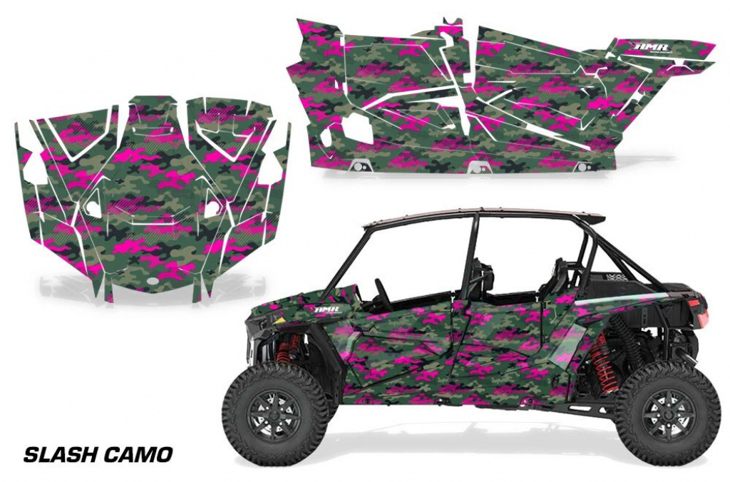 Slash Camo Pink für Polaris RZR XP EPS 1000 4 Türer 19-23