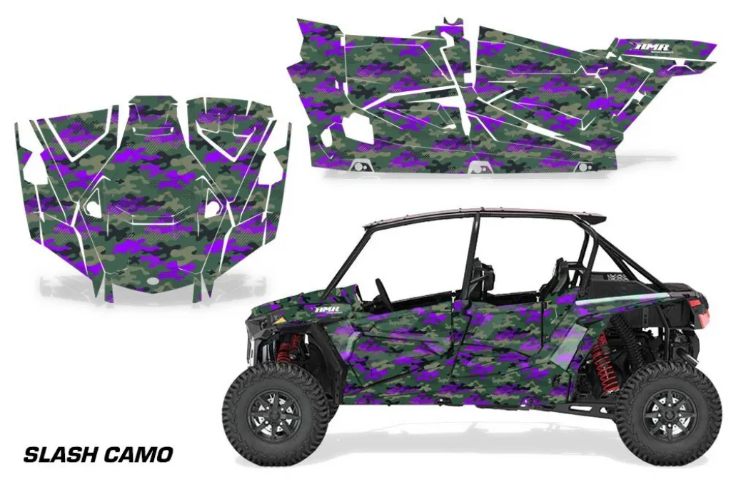 Slash Camo Lila für Polaris RZR XP EPS 1000 4 Türer 19-23