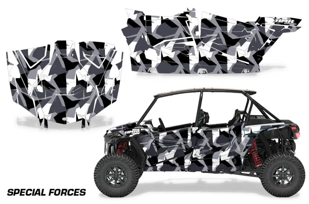Special Forces Silber für Polaris RZR XP EPS 1000 4 Türer 19-23