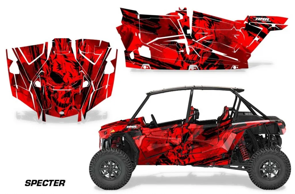 Specter Rot für Polaris RZR XP EPS 1000 4 Türer 19-23