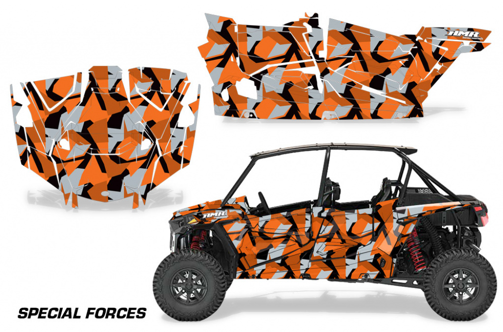 Special Forces Orange für Polaris RZR XP EPS 1000 4 Türer 19-23