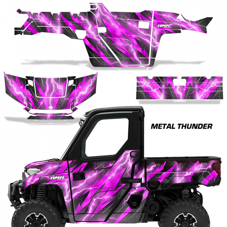 Metal Thunder Pink für Polaris Ranger 1000 XP 18-24