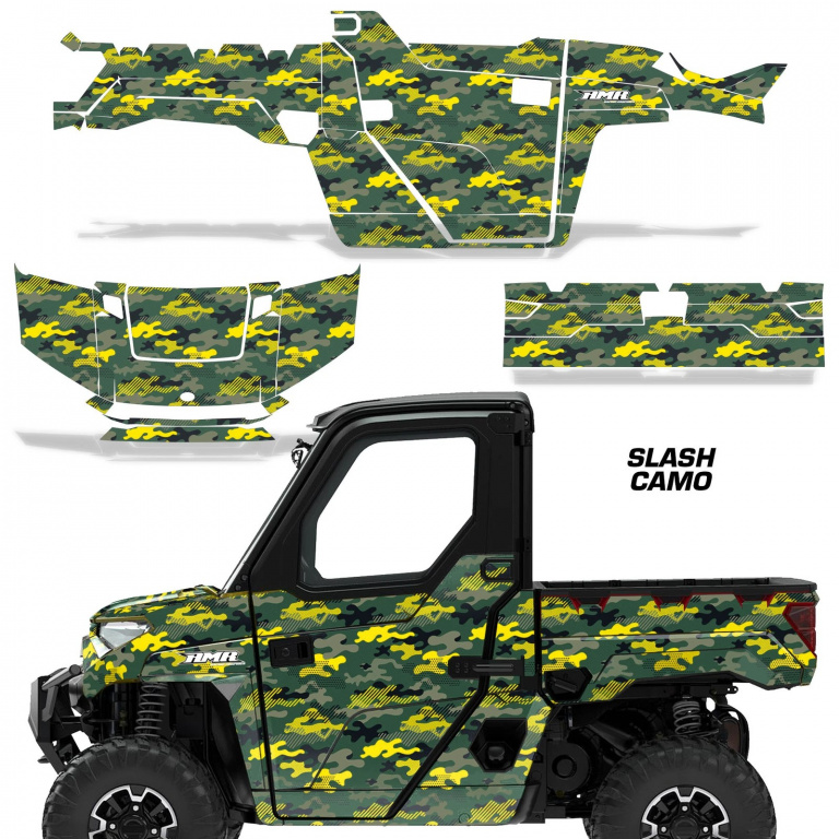 Slash Camo Gelb für Polaris Ranger 1000 XP 18-24