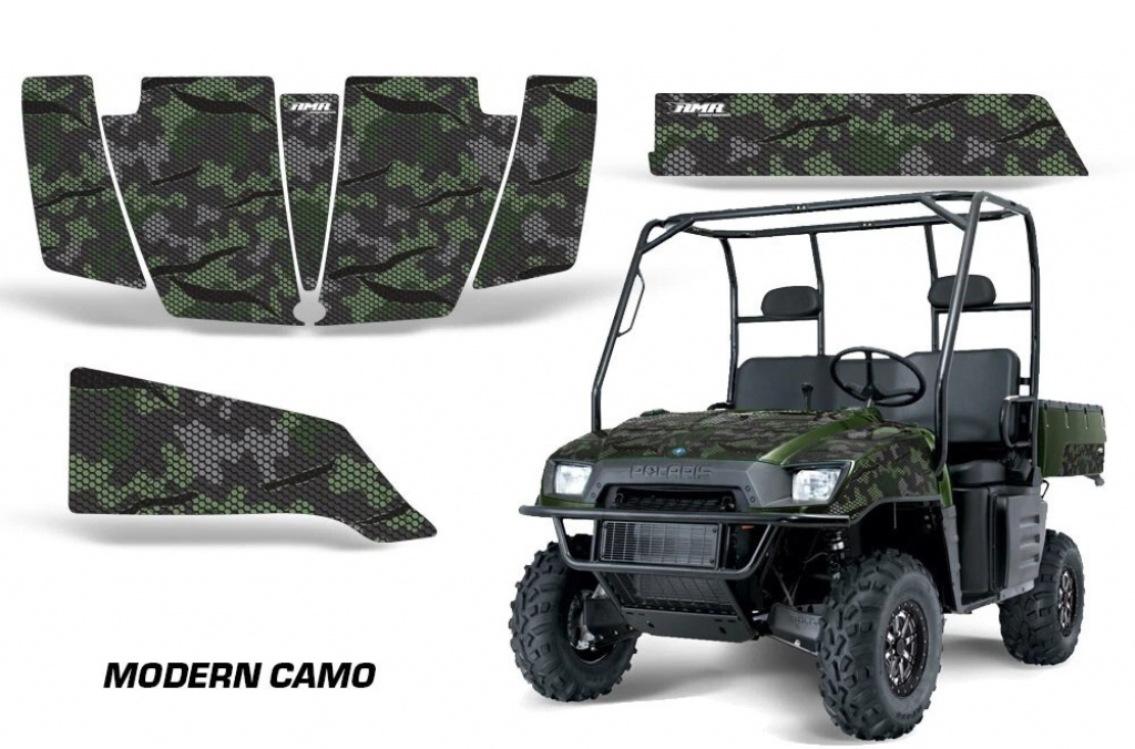 Modern Camo Grün für Polaris Ranger 500/700 XP 05-08