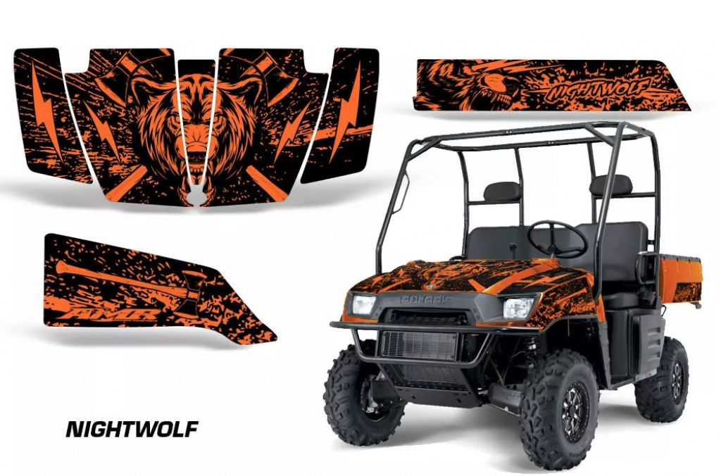 Nightwolf Orange für Polaris Ranger 500/700 XP 05-08
