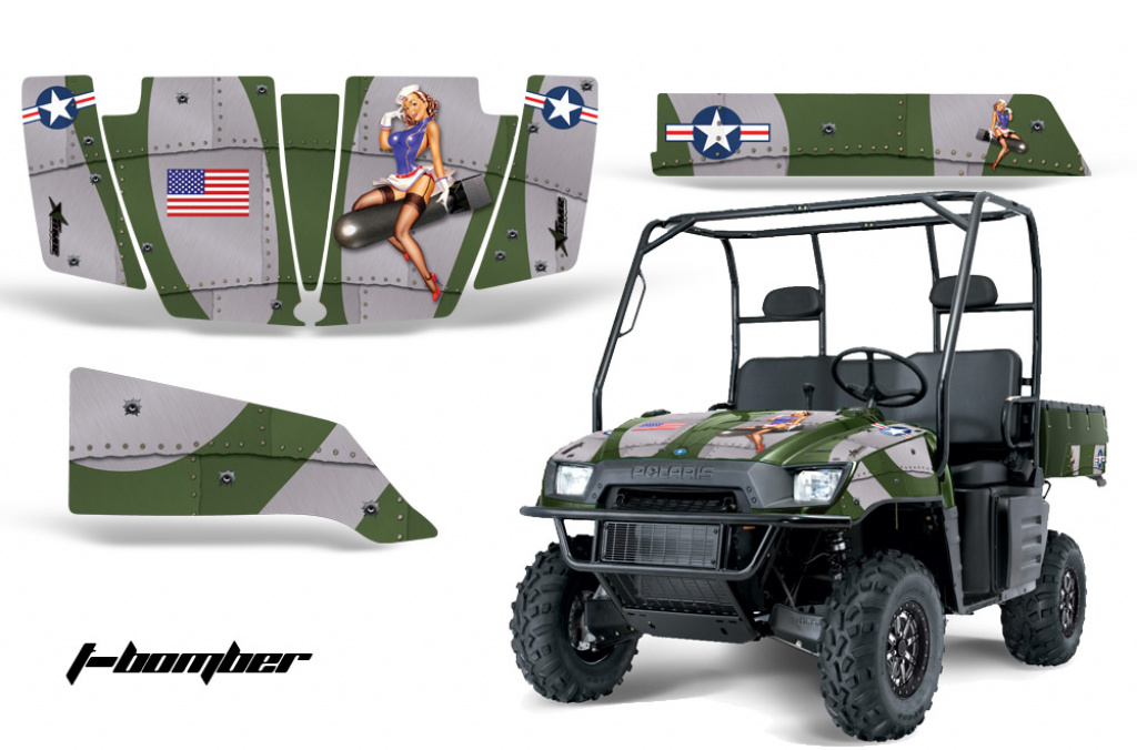 T-Bomber Grün für Polaris Ranger 500/700 XP 05-08