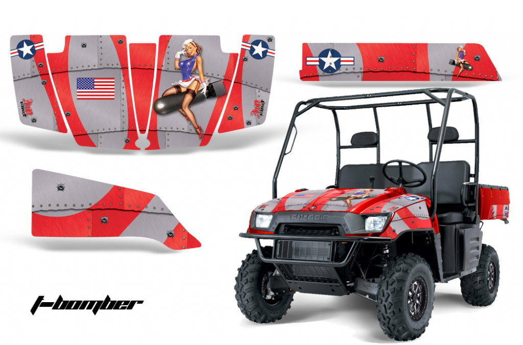 T-Bomber Rot für Polaris Ranger 500/700 XP 05-08