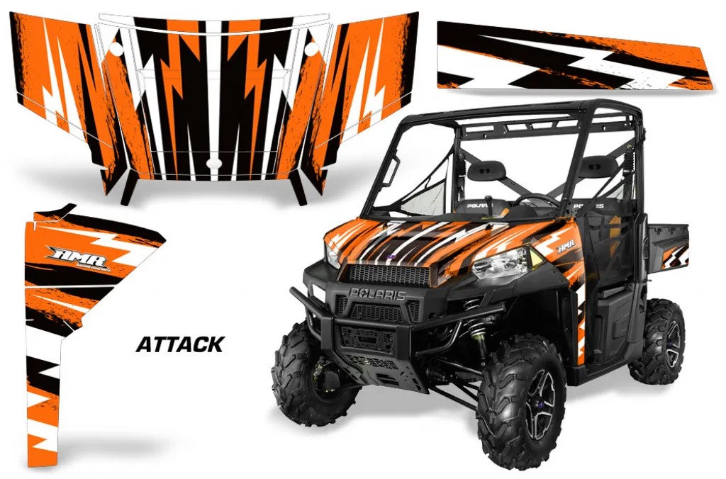Attack Orange für Polaris Ranger Diesel 16-17