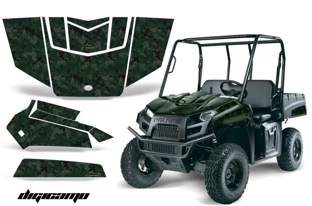 Digicamo Grün für Polaris Ranger EV Electric 09-15