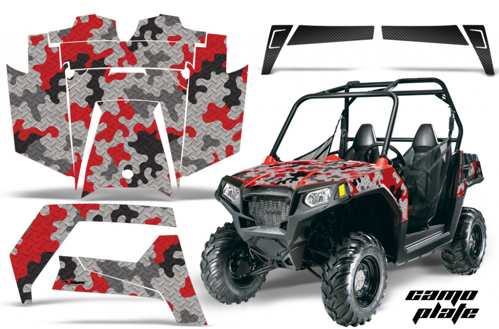 Camoplate Rot für Polaris Ranger RZR 570