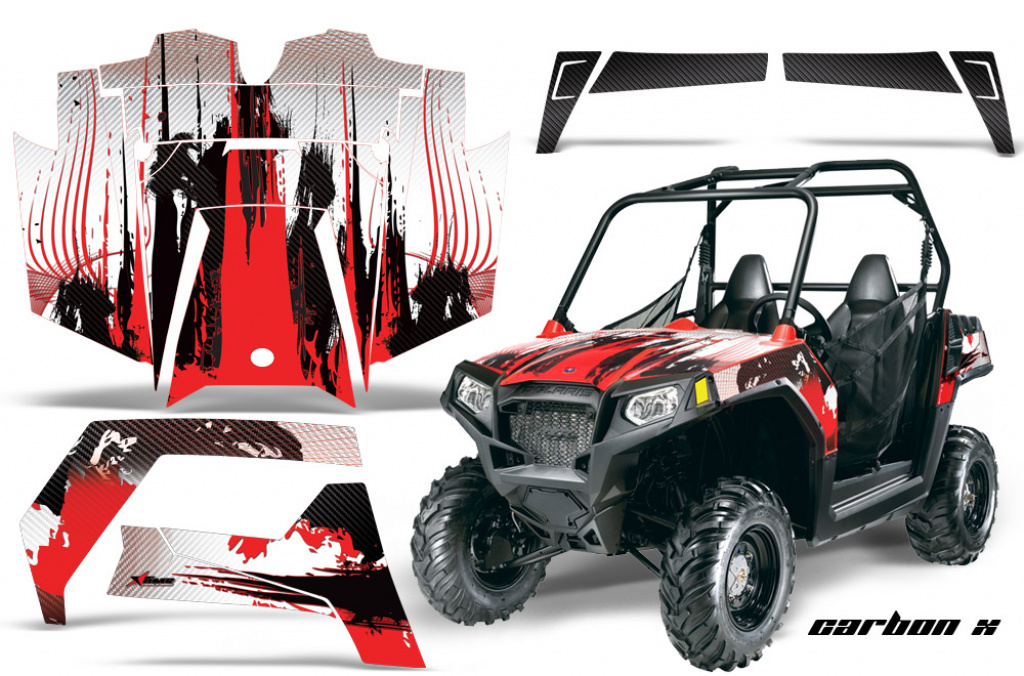 Carbon-X Rot für Polaris Ranger RZR 570
