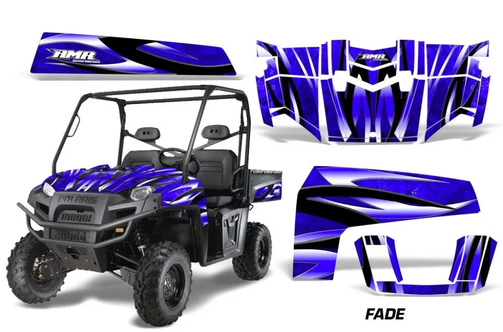 Fade Blau für Polaris Ranger XP500-900D 10-14