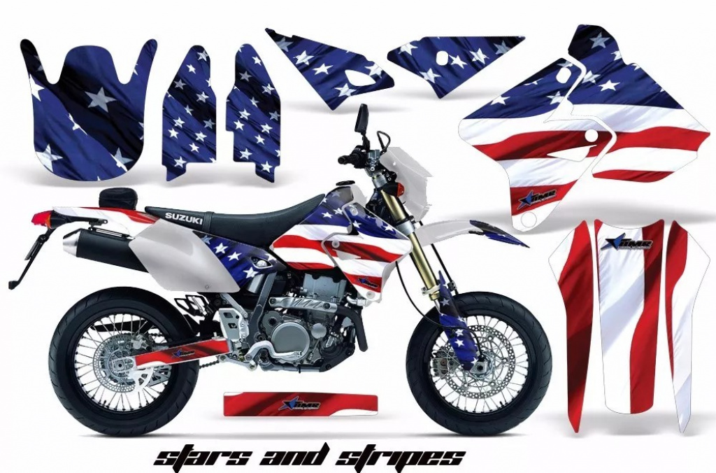 Stars and Stripes für die Suzuki DRZ 400 S/SM 2000-2023