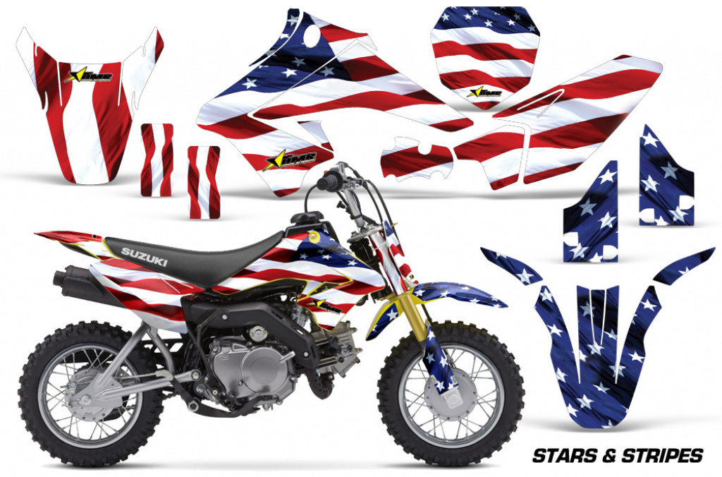 Stars and Stripes für die Suzuki DRZ 70 2008-2016