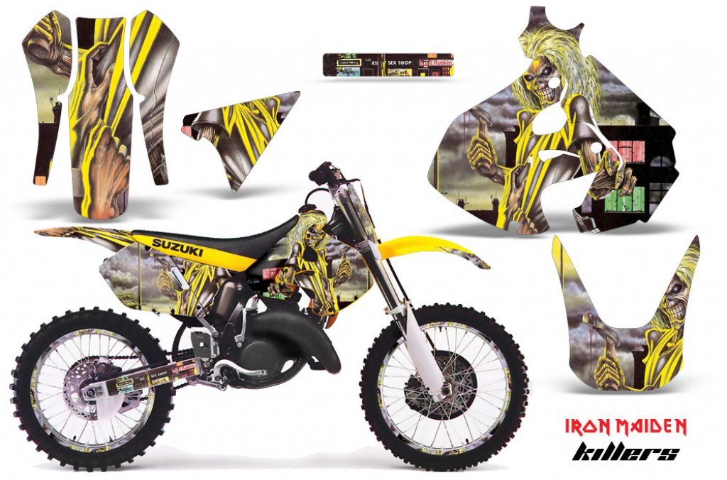 Iron Maiden - Killers mit Nummernfeldern für Suzuki RM 125 1999-2000