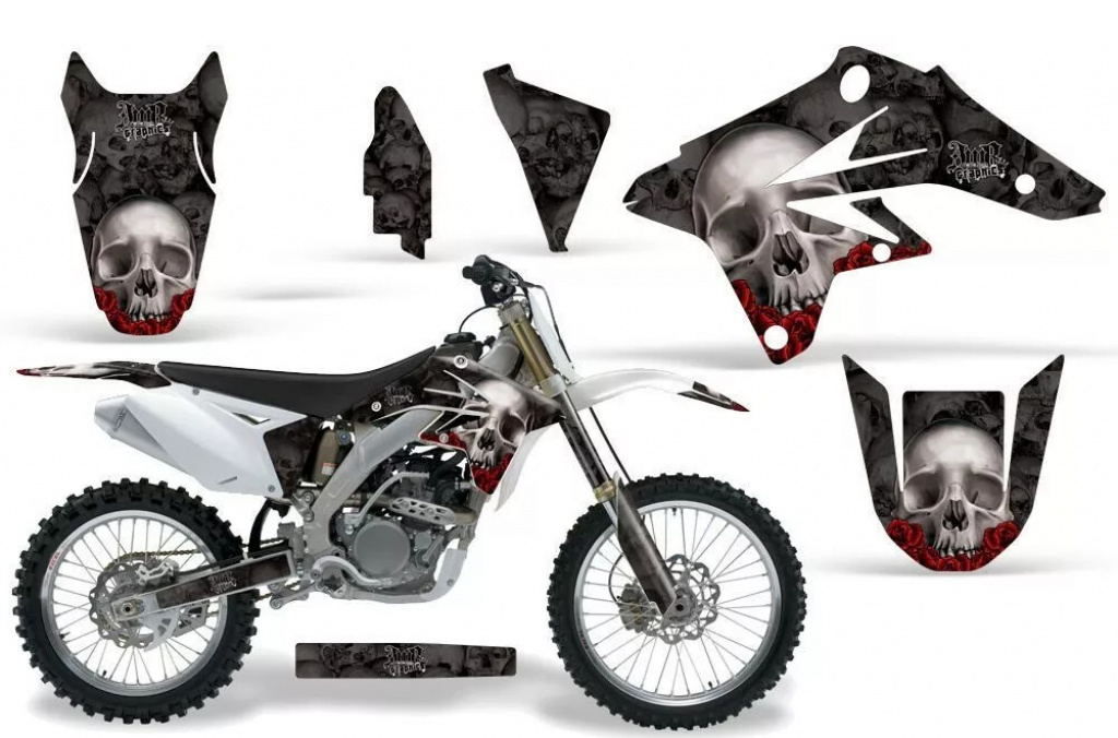 Bone Collector Schwarz ohne Nummernfeldern für Suzuki RMZ 250 2007-2009