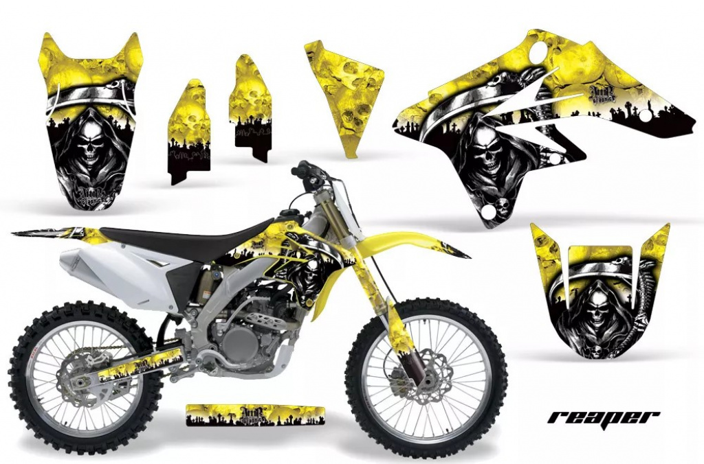 Reaper Gelb ohne Nummernfeldern für Suzuki RMZ 250 2007-2009