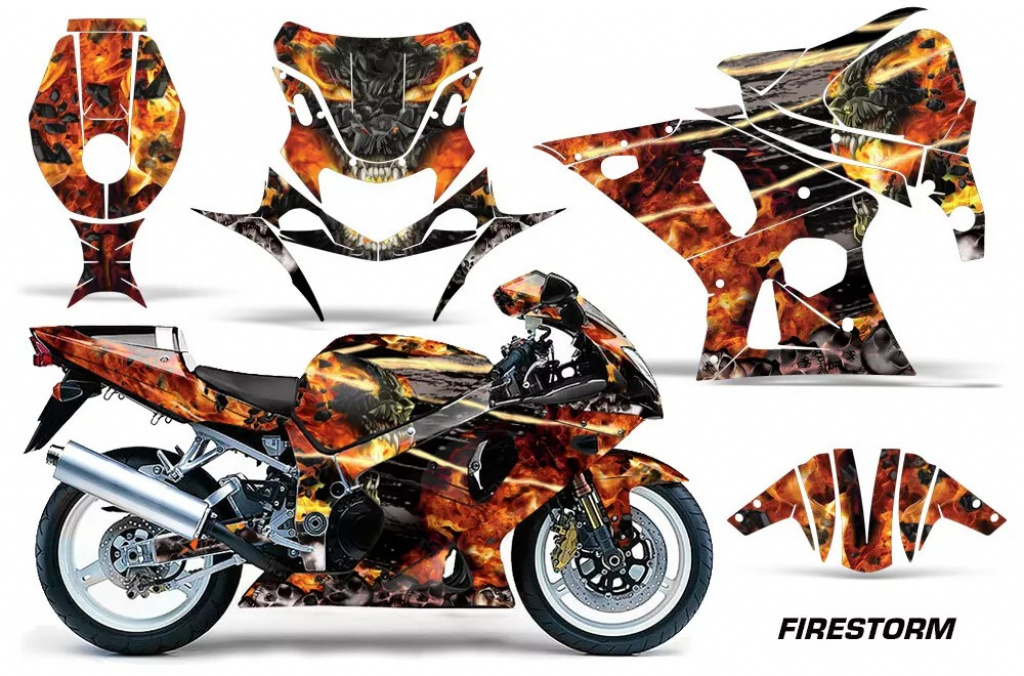 Firestorm Black for Suzuki GSX R 1000 2001-2002